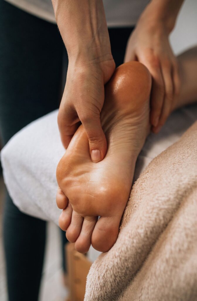 trattamento di riflessologia plantare