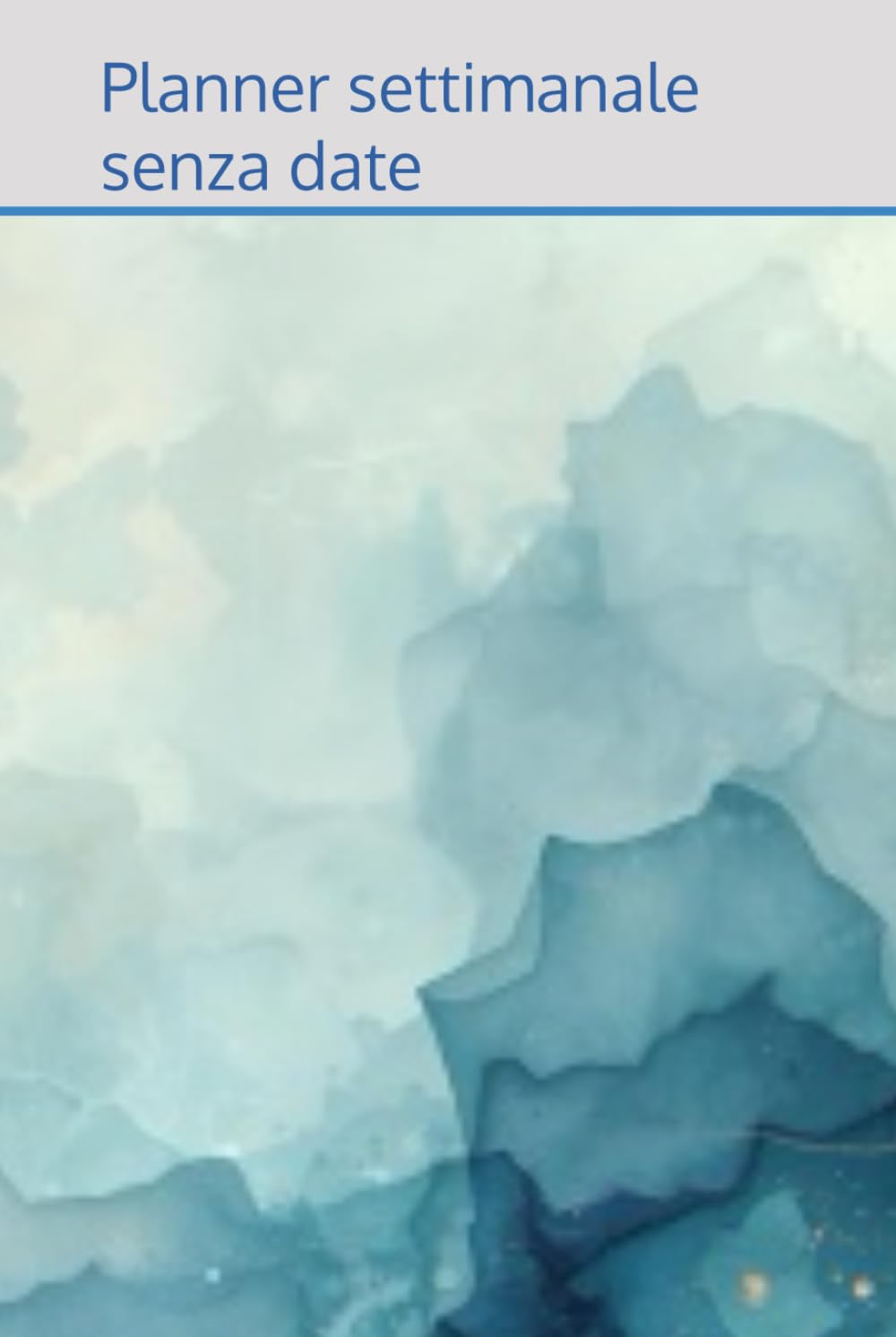 agenda settimanale senza  date