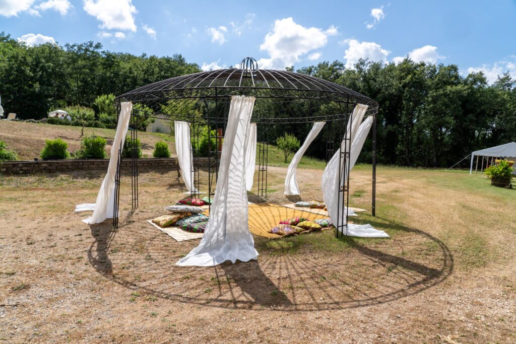 il gazebo marocchino del Daino Bianco