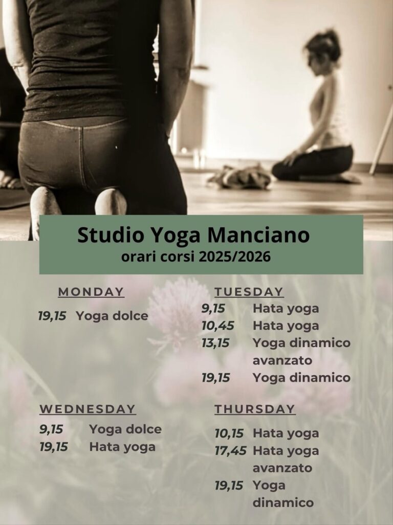 locandina corso yoga Manciano