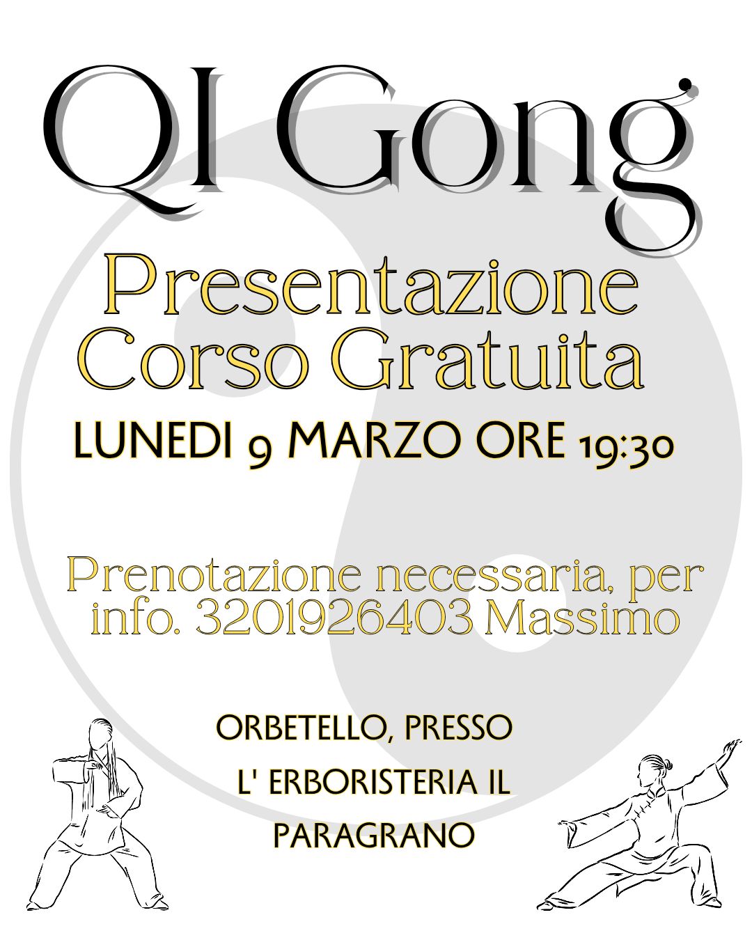 Presentazione corso di Qi Gong a Orbetello